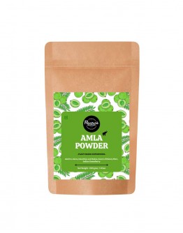 FLAVOURS AVENUE - Amla Powder (Preservative-Free, Add it to juices, smoothies, and shakes, Source of Dietary Fiber, Indian Gooseberry) - 200gms / 7.05oz
