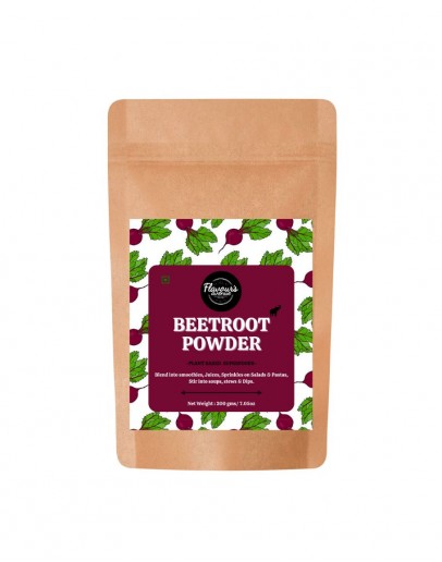 FLAVOURS AVENUE - Beetroot Powder (Preservative-Free, Add it to juices, smoothies, and shakes) - 200gms / 7.05oz