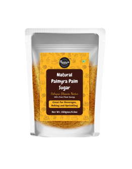 FLAVOURS AVENUE - Natural Palmyra Palm Sugar - Palmyra Jaggery (All Natural, Premium Quality, Great for Baking, Desserts & Coffee | No artificial flavours or colours) -  250gms / 8.8oz 