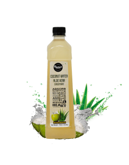 FLAVOURS AVENUE - Coconut water Aloe Vera Concentrate - 100% Real Ingredients - Makes 10-15 Drinks, Concentrate for Cocktails, Mocktails, Mojitos - 750ml / 25.36oz
