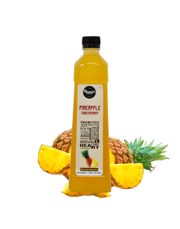 FLAVOURS AVENUE - Pineapple Concentrate - 100% Real Ingredients - Makes 10-15 Drinks, Concentrate for Cocktails, Mocktails, Mojitos - 750ml / 25.36oz 