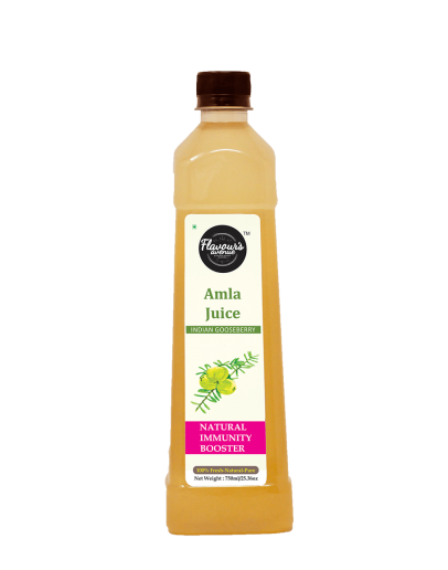 FLAVOURS AVENUE - Amla Juice (SUGAR-FREE) - Immunity Booster | Improves Metabolism & Helps With Weight Loss | Natural Multi-vitamin| Good for Hair & Skin - 750 ml / 25.36oz 