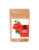 FLAVOURS AVENUE - Dried Hibiscus Petals  (All Natural, Farm-fresh, Premium Quality Herb, Ideal for Tea Infusions) - 50gms / 1.76oz