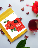 FLAVOURS AVENUE - Dried Hibiscus Petals  (All Natural, Farm-fresh, Premium Quality Herb, Ideal for Tea Infusions) - 50gms / 1.76oz