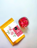 FLAVOURS AVENUE - Dried Rose Petals (100% Edible, Sun-Dried | Gulab Patti | Dried Rose Petals | Use in Tea, Baking, Making Rose Water, Crafting) - 50gms / 1.76oz