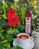 FLAVOURS AVENUE - Hibiscus Concentrate - 100% Real Ingredients, Makes 10-15 Drinks, Concentrate for Iced-teas , Hot-teas, Cocktails, Mocktails - 750ml / 25.36oz