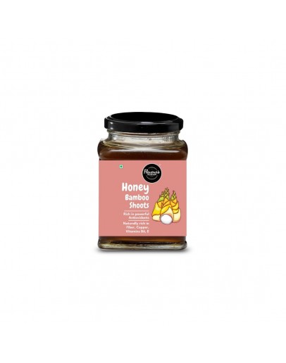 FLAVOURS AVENUE - Honey Bamboo Shoots (100% Natural | Sun Cooked | Nature’s Coolant | Made from Raw Wild Honey) - 300gms / 10.5oz 