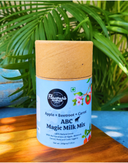 FLAVOURS AVENUE - ABC (Apple + Beetroot +Carrot) Magic Milk Mix - 200gms /  7.05oz